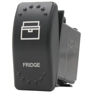 Switch Boss Dual Blue LED Laser Etched Rocker Switch - Fridge