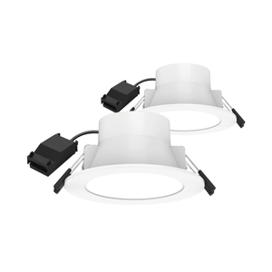 Click Dimmable Flush Face LED Downlight 8W 2 Pack 