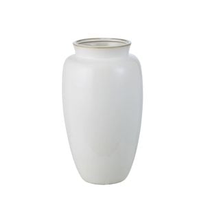 Rogue Ceramic Provincial Gloss Vessel White 20x20x34cm