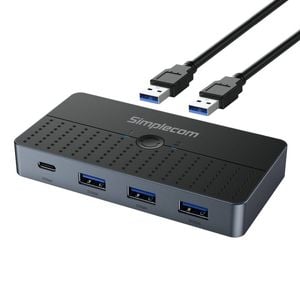 Simplecom KM320 4 Port USB-C Hub, 5Gbps SuperSpeed Switch