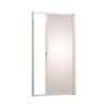 Newline 1800 x 925mm White Alloy Rollaway Shower Screen