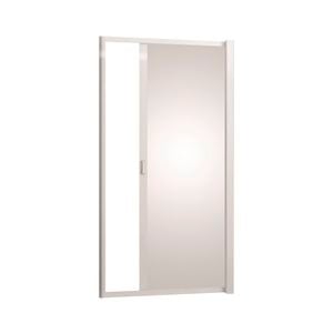Newline 1800 x 925mm White Alloy Rollaway Shower Screen