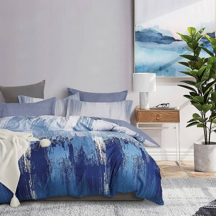 CleverPolly Print Microfibre Quilt Cover Set - Chavez - King