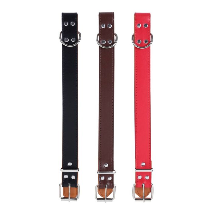 3x Paws & Claws Premium Original Dog/Pet 52-65x3cm Neck Collar Padded XL Asstd