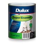 Dulux 1L Super Enamel Paint Semi Gloss Black
