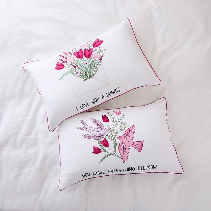 Adorn Living Novelty Pillowcase Perfect Pair - Love Bunches