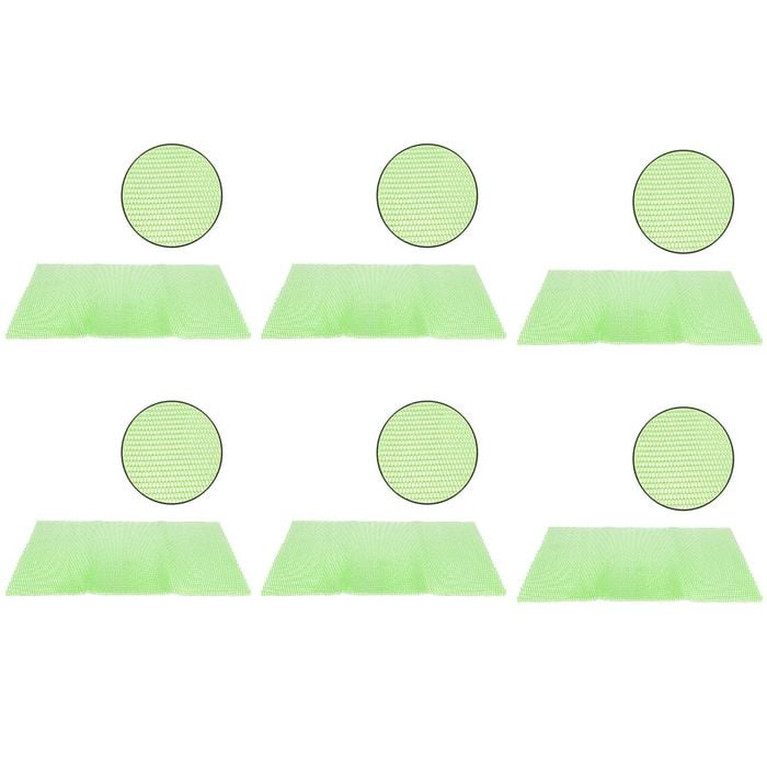 6PK Appetito Keep Fresh Crisper Drawer Mat Home Kitchen Cooking