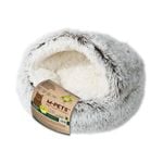 M-Pets Snugo ECO Pet/Cat Sleeping Bed 50x30cm Grey