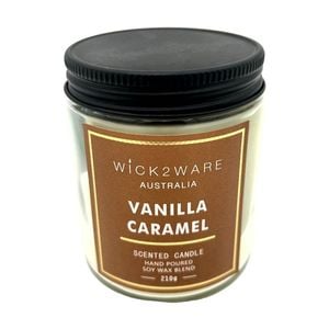 More Than Party Scented Soy Wax Candle Home Fragrance Vanilla Caramel 210g