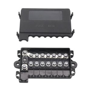 Exotronic 7 Way M6 Midi Fuse Holder With Cover