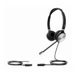 Yealink YHS36 Dual Wideband Headset for IP phone, Binaural Ear, RJ9 Headset Jack, Noise-canceling Microphone, Hearing Protection