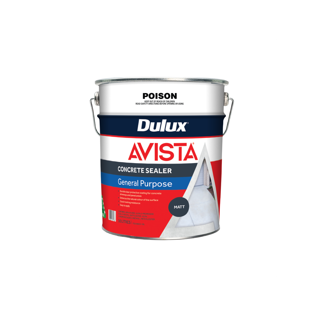 Dulux Avista 10L Matt General Purpose Concrete Sealer - Bunnings Australia