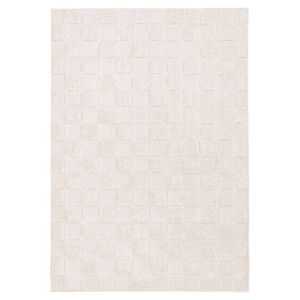 Loopsie-180cm X 120cm-ambra Ivory Checkered Rug