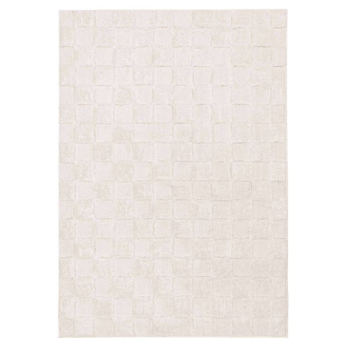 Loopsie-180cm X 120cm-ambra Ivory Checkered Rug