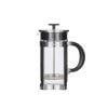 Leaf & Bean Melbourne 8 Cup Plunger 1l Clear/stainless Steel/black 16x10.5x23cm/1l