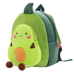 Anypack 3d Yellow Avocado Kids Backpack Cute Cartoon Plush School Bag For Toddlers Boys Girls Lightweight Gift