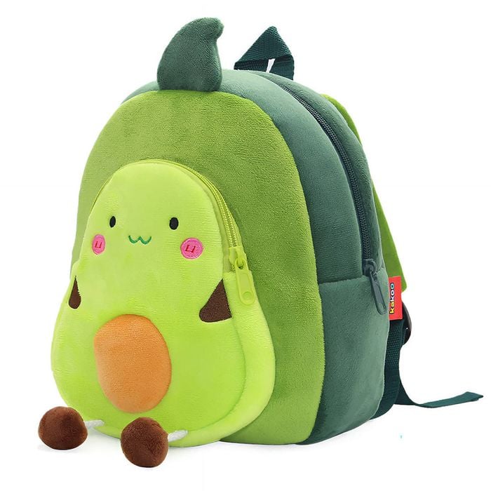Anypack 3d Yellow Avocado Kids Backpack Cute Cartoon Plush School Bag For Toddlers Boys Girls Lightweight Gift