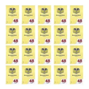20x Spirax 114 Exercise Book A4 48 Pages Primary Grid School Notebook Yellow