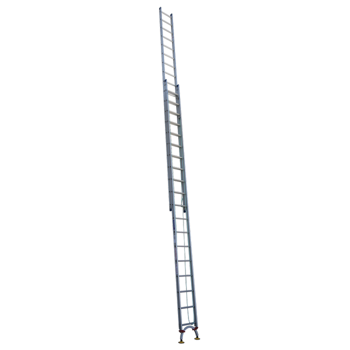 INDALEX 6.3m-10.8m Industrial Aluminium 130KG Pro Series Extension Ladder - Level Arc