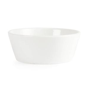 Olympia Whiteware Sloping Edge Bowls Porcelain Round 120mm Pack Of 12