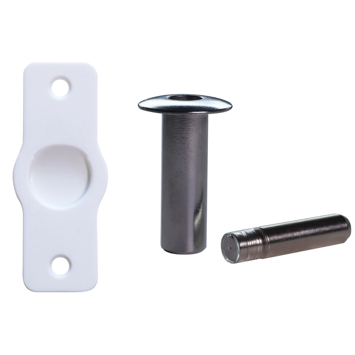 Fantom Hardware Chrome Magnetic Barn Doorstop