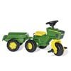 Rollytrac John Deere Pedal Trike And Trailer
