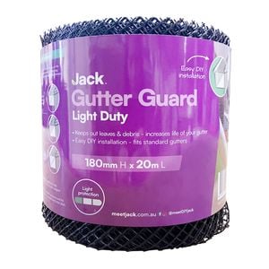 Jack 20m Black Light Duty Gutter Guard