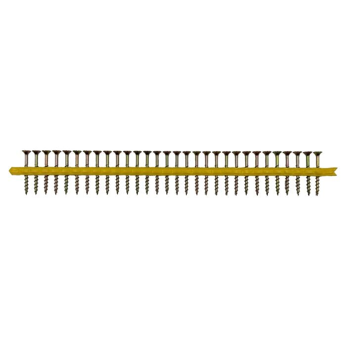 Simpson Strong-Tie 6G x 42mm Zinc Yellow Quik Drive Collated Plaster Screw - 500 Pack