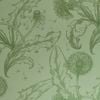 Porter's Paints A4 Sample Celedon Green Dandelion Wallpaper