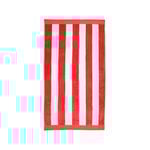 Classic Stripe Beach Towel Poppy