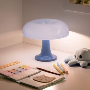 Astin Sinclair Dimmable Mushroom Table Lamp Blue