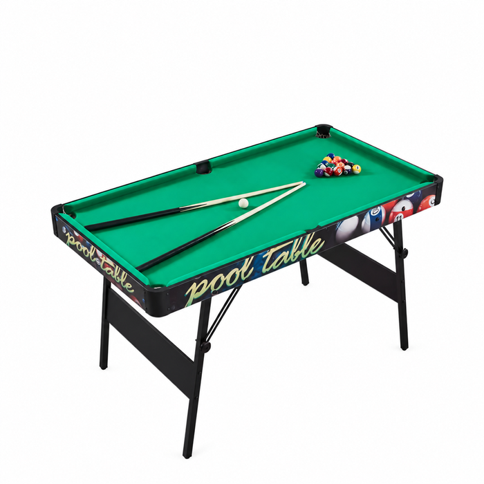 TOPONE Foldable Pool Table/Billiard Table GTF007 - 1.37m/1.57m - 1.57M TABLE