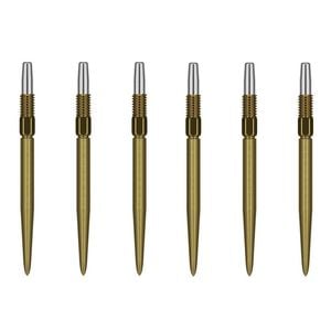 2x 3pc Target Swiss Nano Dart Point Replacement Spare Accessory Tip 26mm Gold
