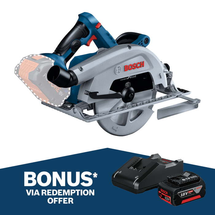 Bosch 18V Professional BITURBO 184mm Circular Saw 06016B5040  - Skin Only