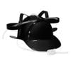 BEER DRINKING HELMET Drink Guzzler Holder Costume Party Hat Oktoberfest Black