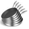 SOGA 6X Stainless Steel Fry Pan – Induction Skillet with Non-Stick Interior