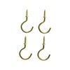Everhang 18mm Brass Plated Cup Hook - 4 Pack