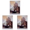 3PK Frankie & Me Wood Poster Picture Frame Home/Office Photo Decor 45x60cm White