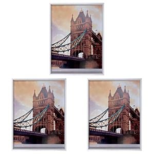 3PK Frankie & Me Wood Poster Picture Frame Home/Office Photo Decor 45x60cm White
