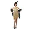 Ladies Flapper Costume Charleston Gatsby Chicago Fancy Dress Party 1920s 20s Gold