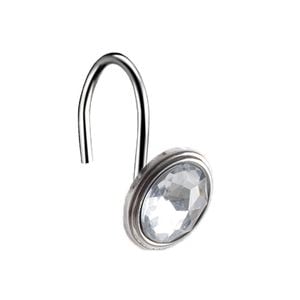 Barelli Exquisite Shower Curtain Rings - 12 Pack