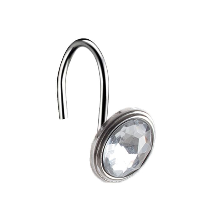 Barelli Exquisite Shower Curtain Rings - 12 Pack