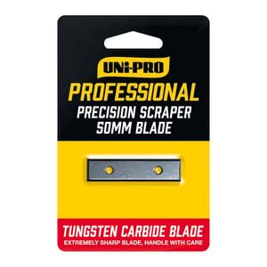 UNi-PRO Professional 50mm Tungsten Carbide Heavy Duty Scraper Blade