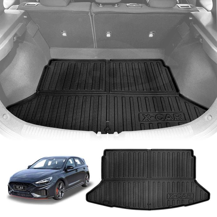Boot Liner for Hyundai i30 Hatchback 2018-Onwards Non Heigh Ajustable Boot Cargo Trunk Cover Mat