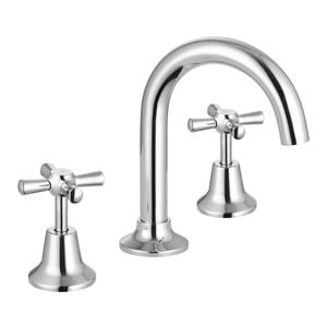 Mondella WELS 4 Star 7.5L/min Chrome Cadenza 1/2 Turn Basin Set
