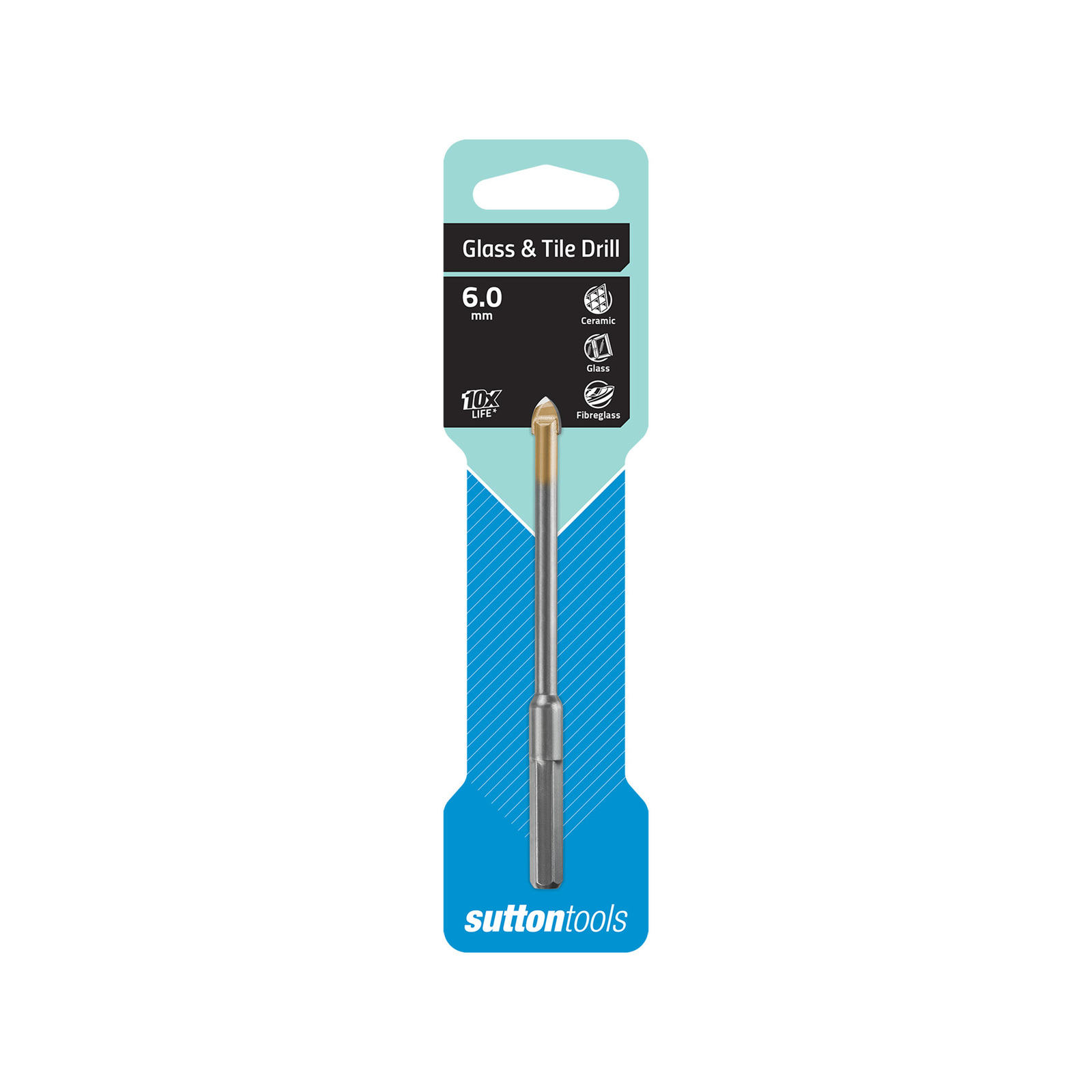 Sutton Tools 6.0mm Glass and Tile Drill Bit
