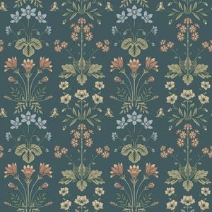 Wallpaper Trader Maj Wallpaper Roll 10.05m X 53cm, Midnight Blue