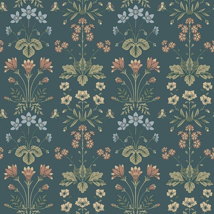 Wallpaper Trader Maj Wallpaper Roll 10.05m X 53cm, Midnight Blue