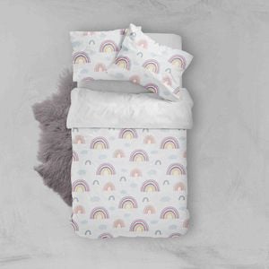 3D Rainbow Pattern Quilt Cover Set Bedding Set Pillowcases 111