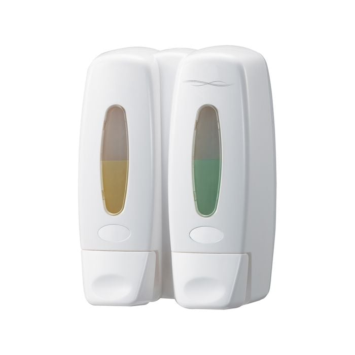 Bradley Australia Dual Soap Dispenser Soap Shower Gel & Shampoo 